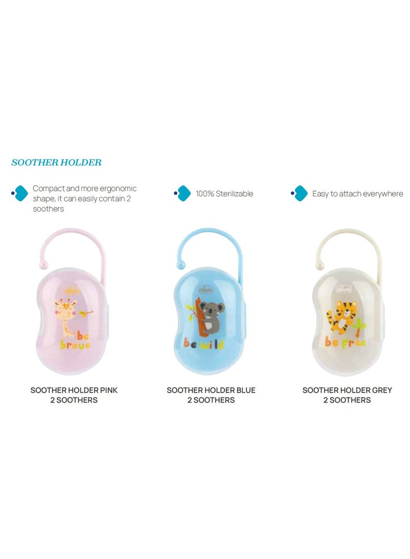 Chicco Soother Holder 0m+, Pink - Image 3